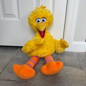 Rare 2006 Build-A-Bear Big Bird Plush 22" Sesame Street Vintage Toy Y2K‎ 2000s